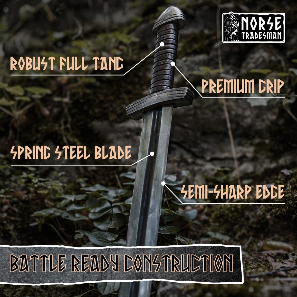 10th Century Viking Sword - "Helbítr"