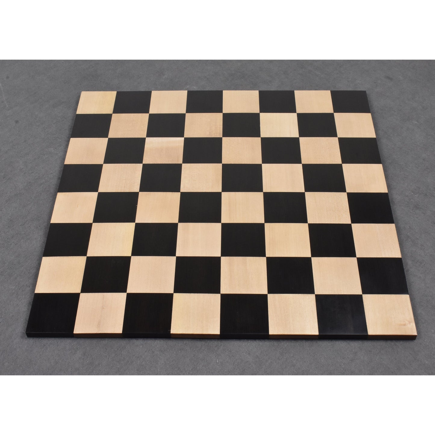 1966 Lanier Graham Chess pieces set in Ebonised Box & Ebony Wood Board-2.7" King