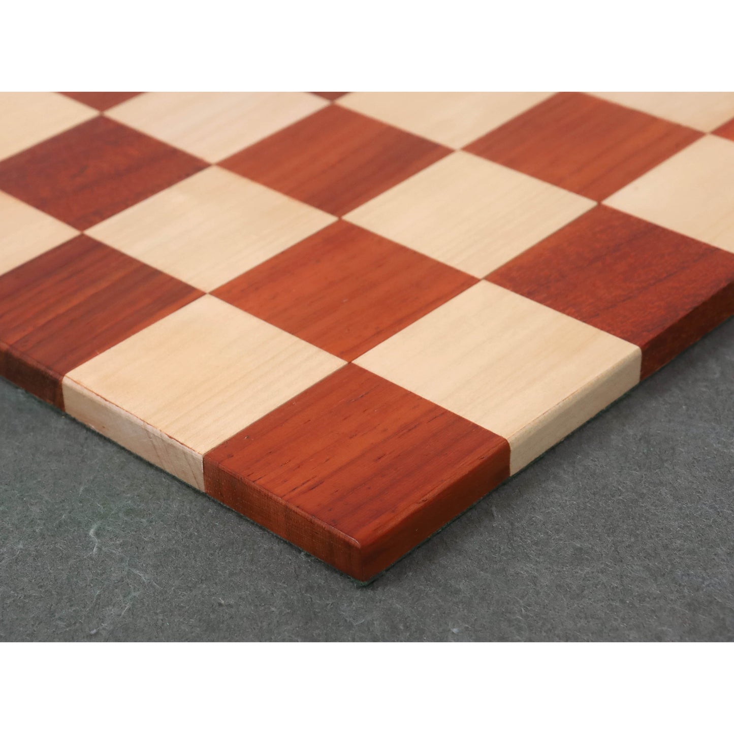 Solid Wood Roll Up Travel chess board - Bud Rosewood & Maple - 40 mm square - 12.6"