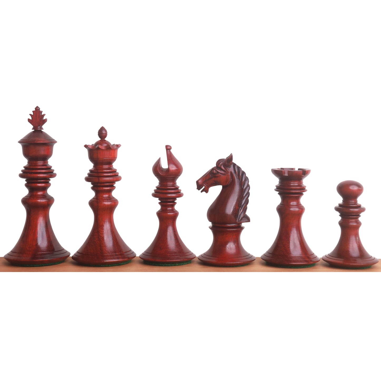 4.3" Aristocrat Series Luxury Staunton Chess Set- Chess Pieces Only - Bud Rosewood & Boxwood