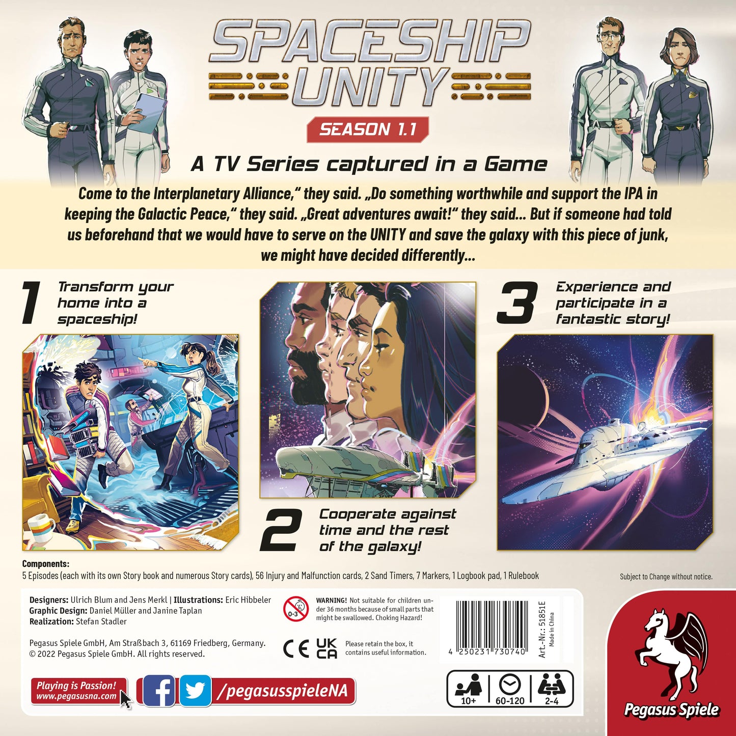 Spaceship Unity: Season 1.1 - Board Game