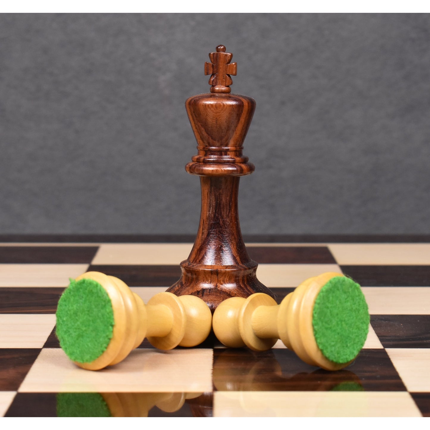 3.9" Craftsman Staunton Chess Set- Chess Pieces Only - Double Weighted Rosewood