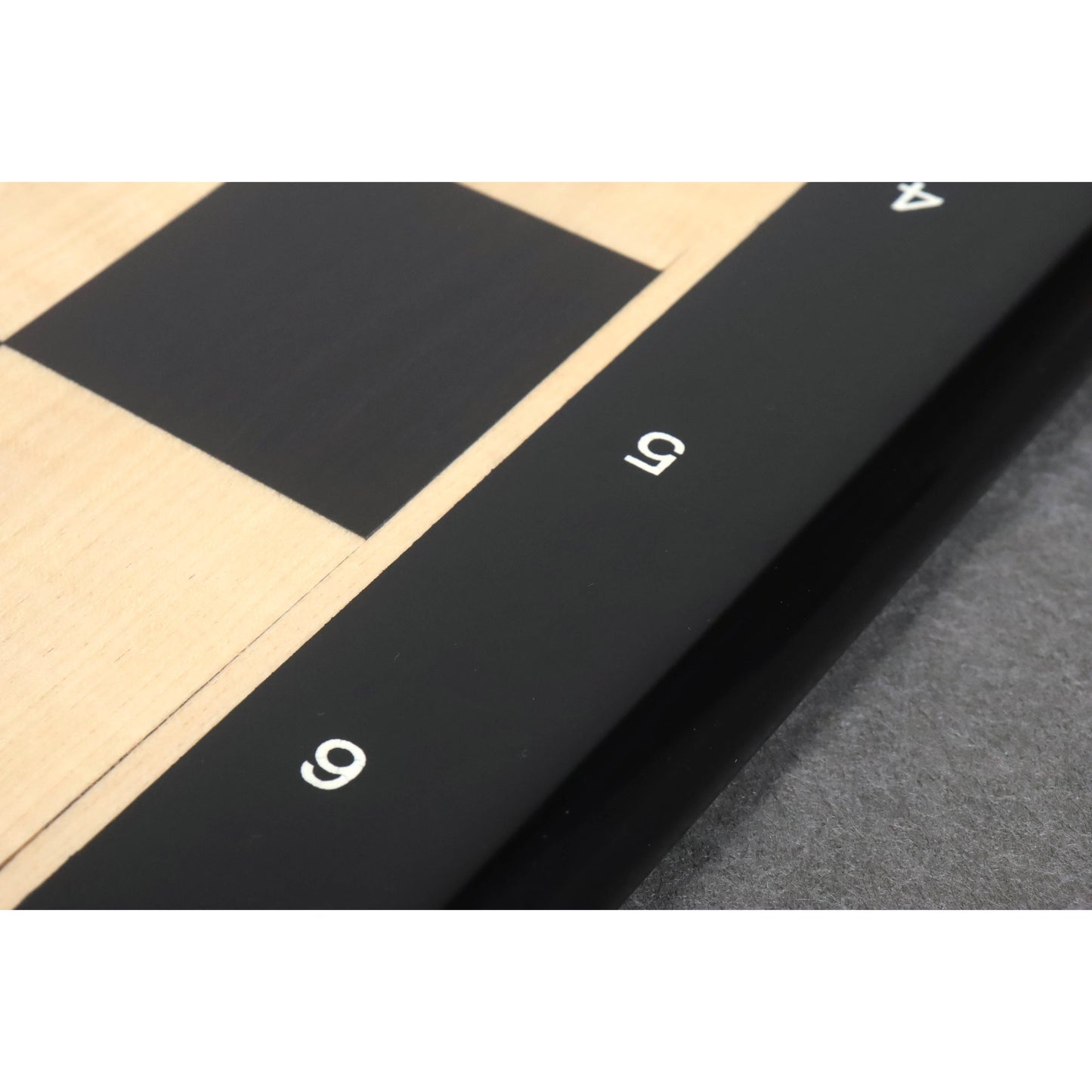 21" Ebony Wood & Maple Wood Chess board - Square of 55 mm - Algebraic Notations