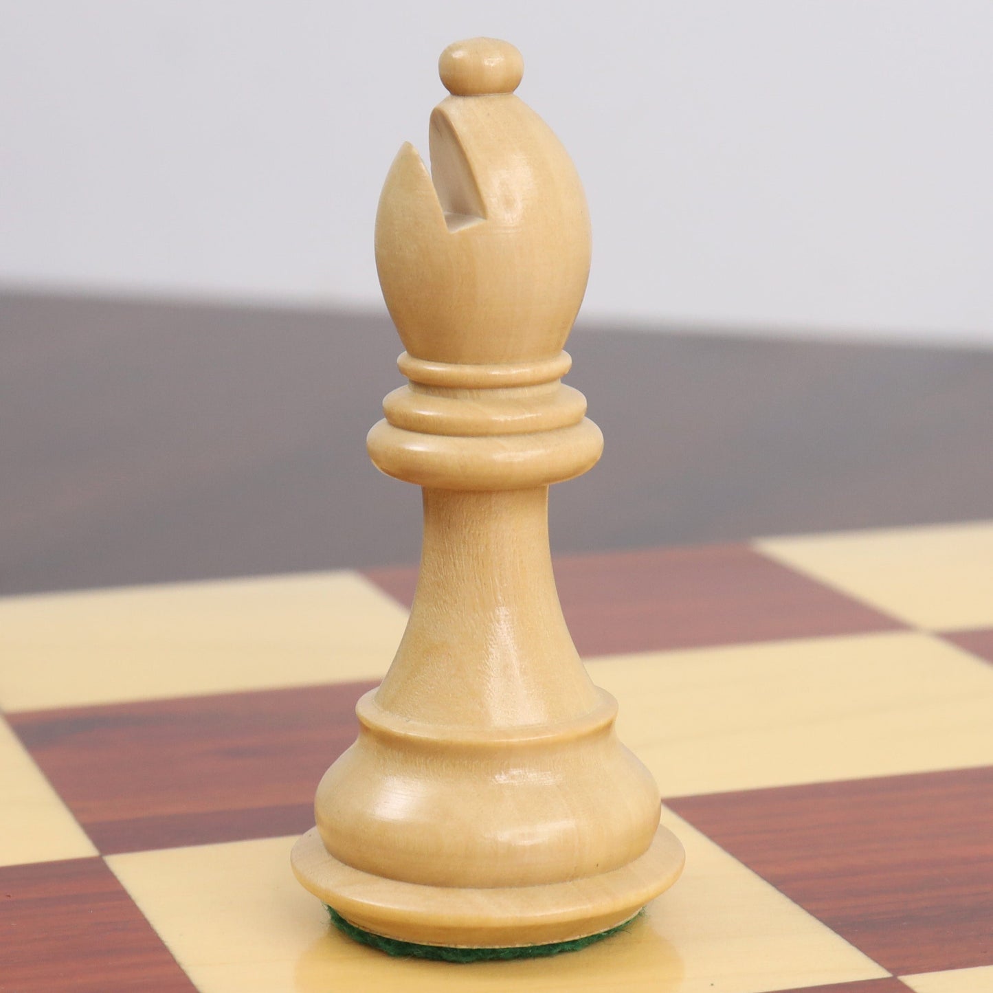 3.9" Bridle Staunton Luxury Chess Set- Chess Pieces Only - Bud Rosewood & Boxwood