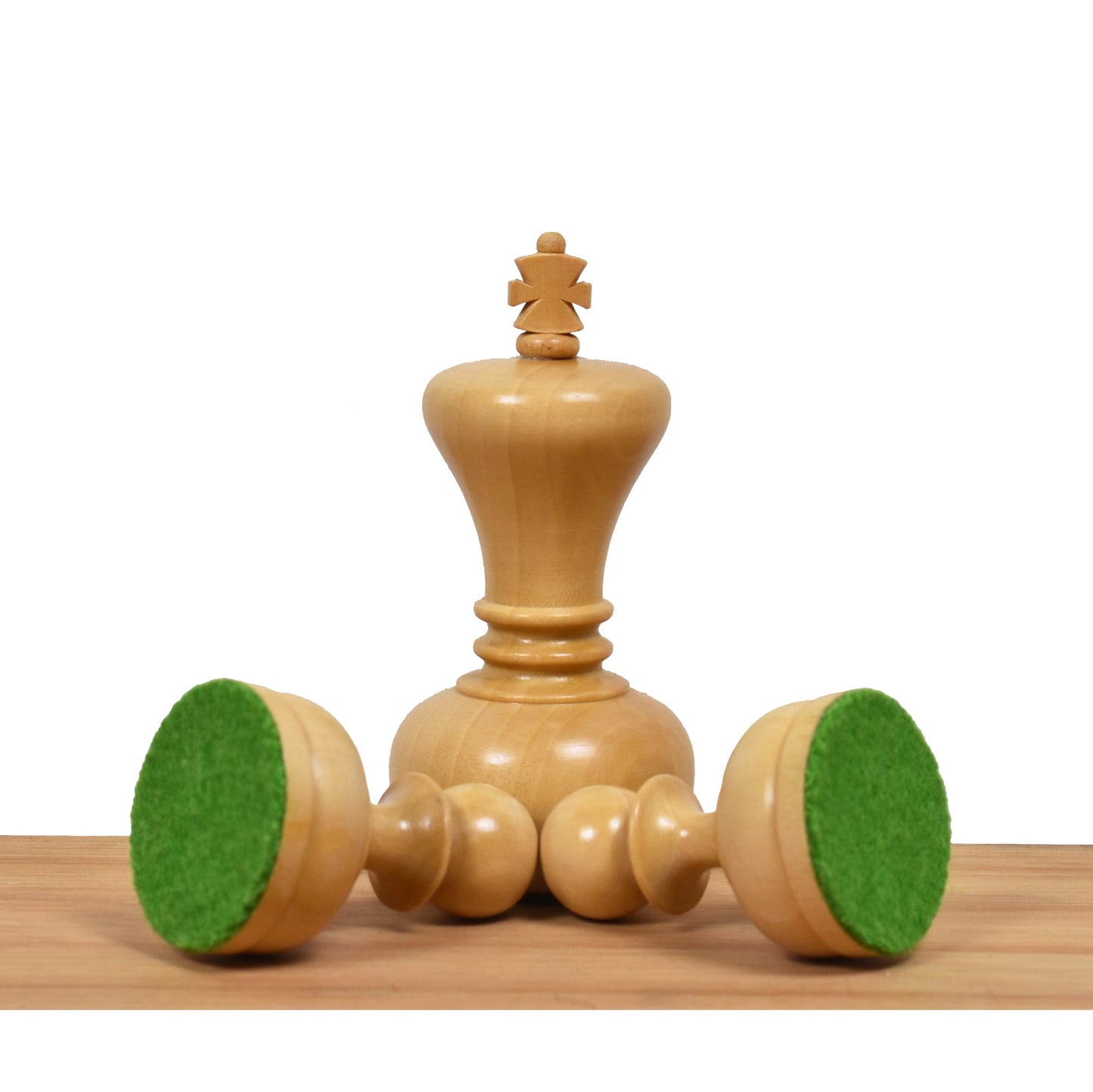 Slightly Imperfect 3.1" Library Series Staunton Chess Set - Chess Pieces Only - Weighted Boxwood & Acacia