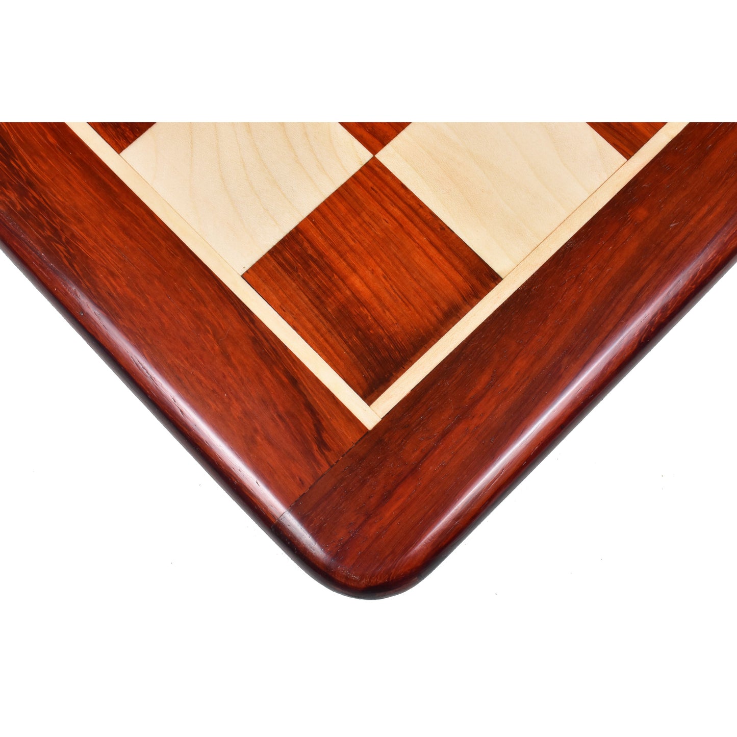 21" Bud Rosewood & Maple Wood Chess board with 55 mm Wooden Square