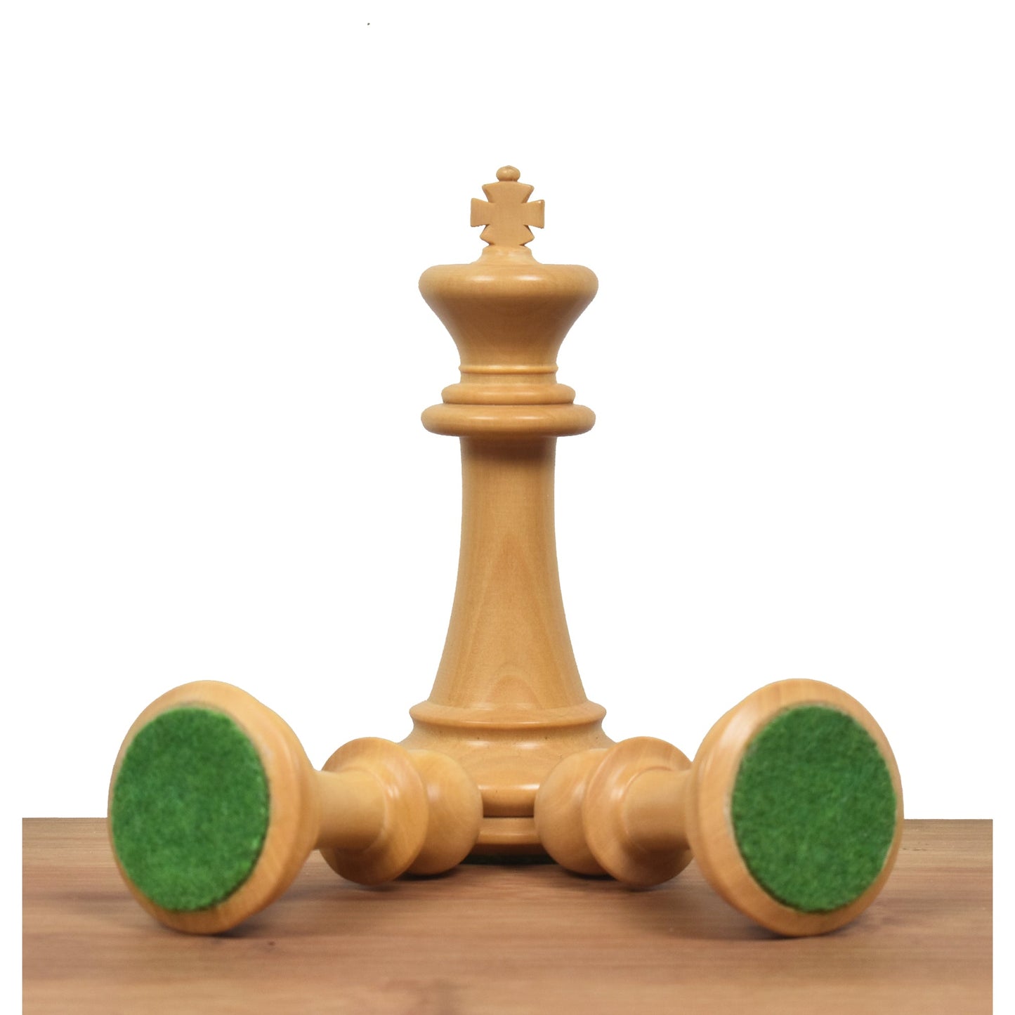 Combo of 3.7" Emperor Series Staunton Chess Set - Pieces in Ebony Wood with Board and Box