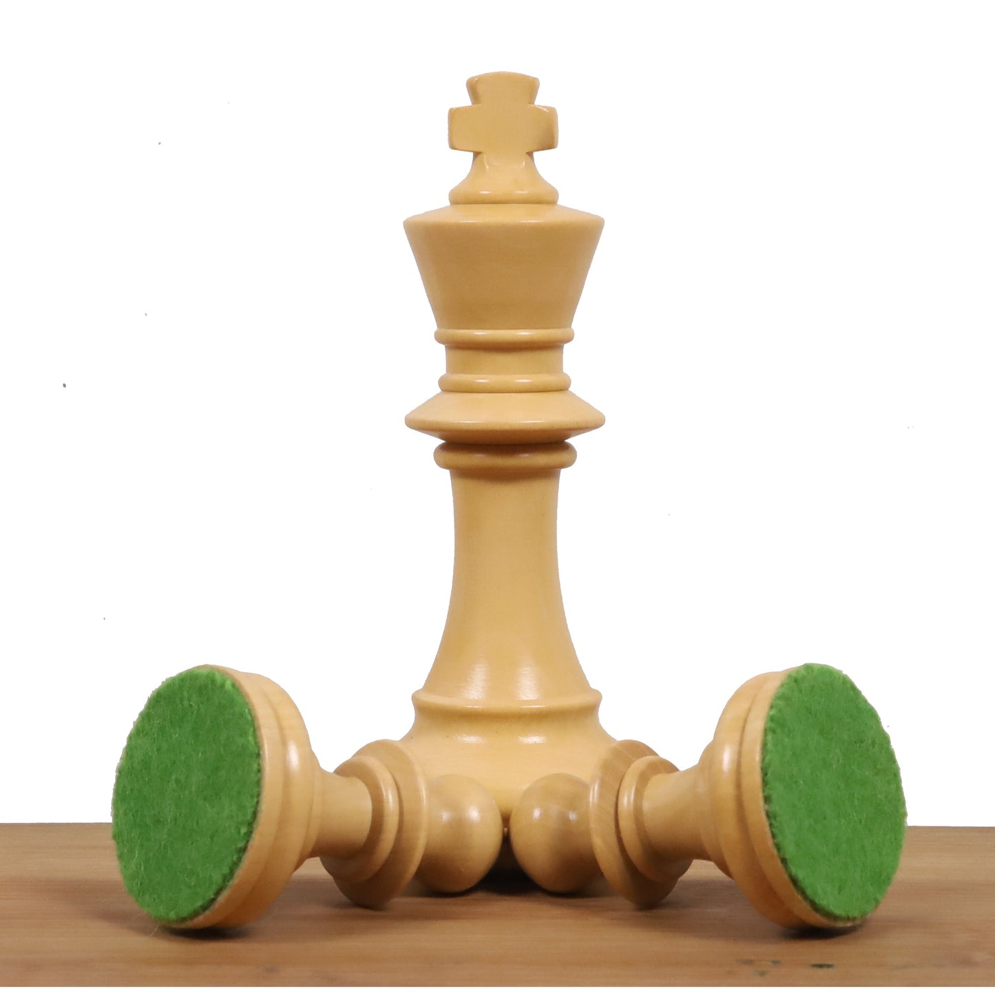 3.8" Reproduced W. T. Pinney Staunton Chess Set- Chess Pieces Only - Weighted Boxwood