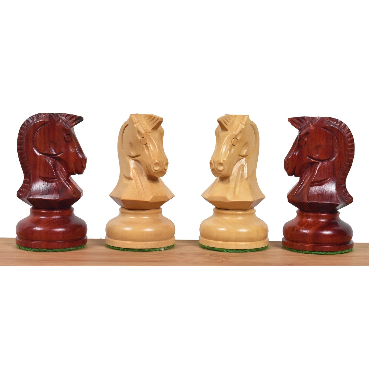 1970s' Dubrovnik Chess Set- Chess Pieces Only-Triple Weighted Bud Rosewood- 3.8" King
