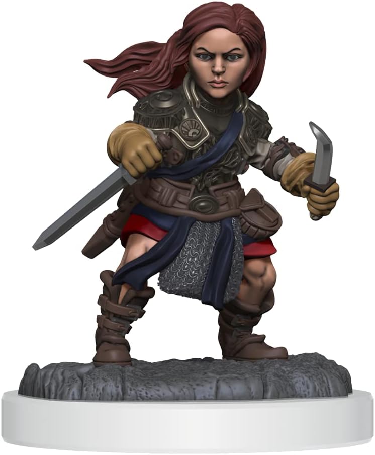 D&D: NMU - HALFLING ROGUE FEMALE (UNPAINTED) MINIATURE