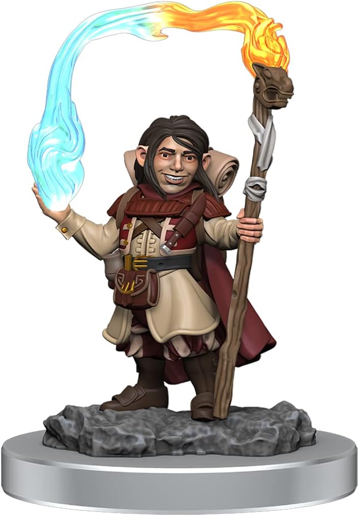 D&D: NMU - HALFLING WIZARDS (UNPAINTED) MINIATURE