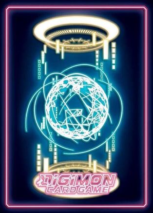 Digimon TCG: Official Sleeves Neon Card 2024