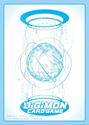 Digimon TCG: Official Sleeves Blue Card 2024