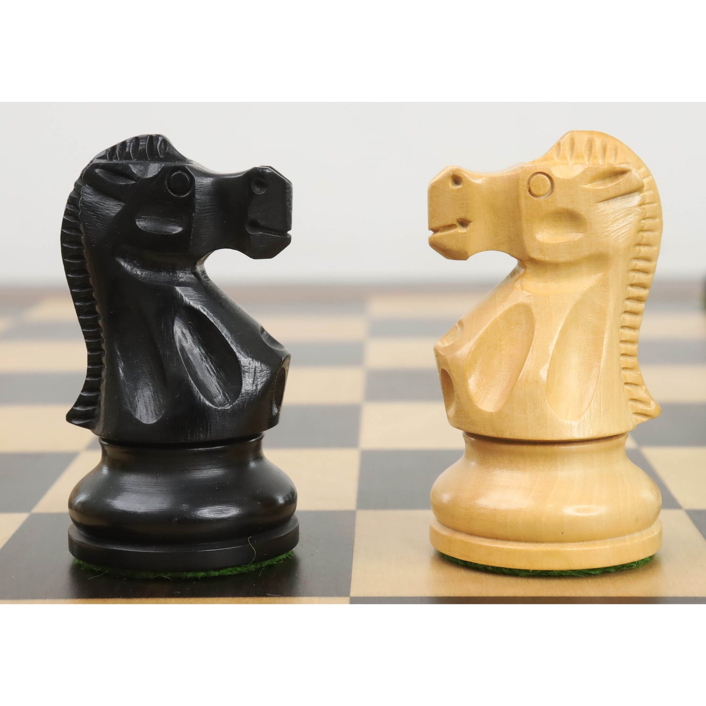 3.8" Reykjavik Series Staunton Chess Set- Chess Pieces Only - Weighted Boxwood
