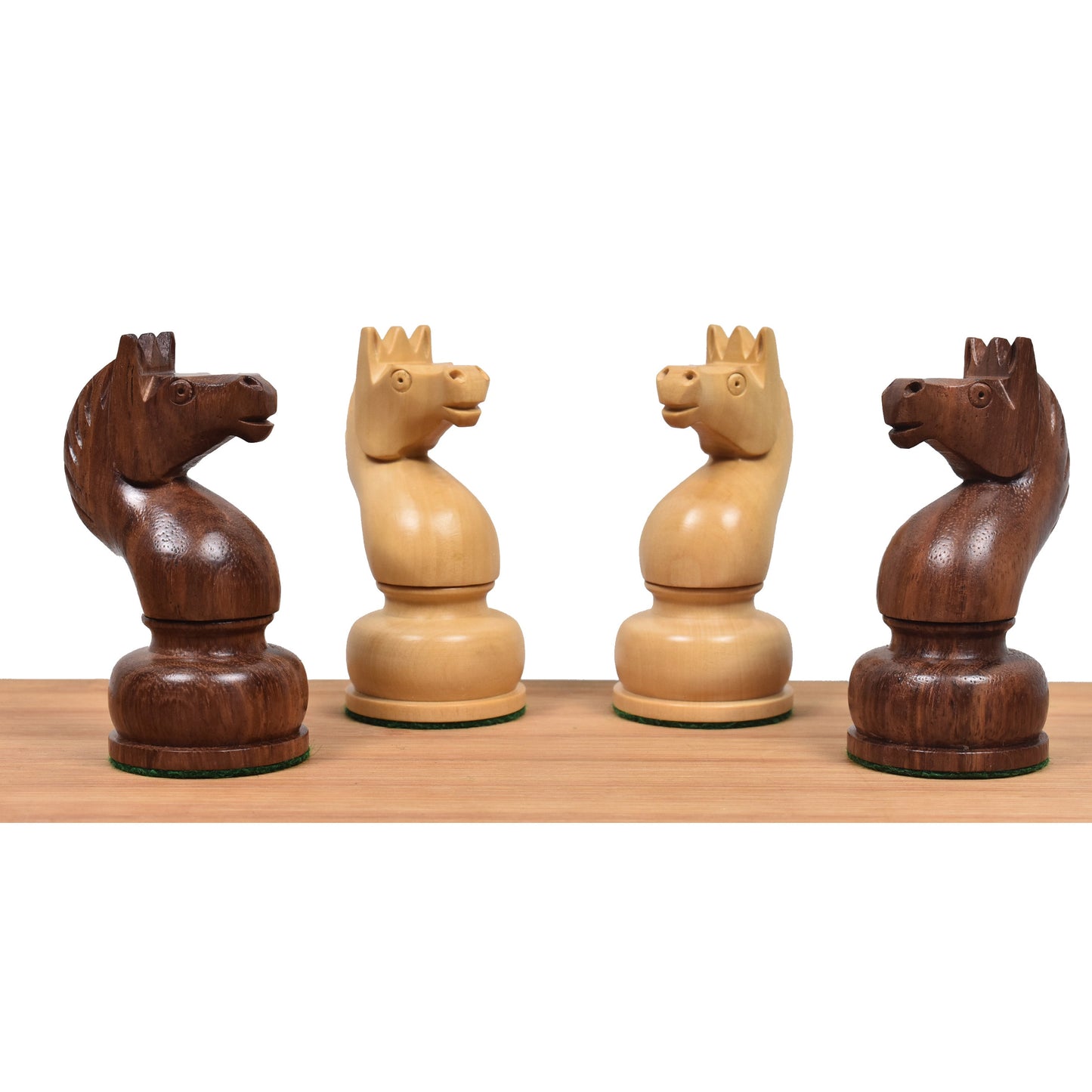 1960's Soviet Championship Tal Chess Set- Chess Pieces Only - Golden Rosewood - 4" King