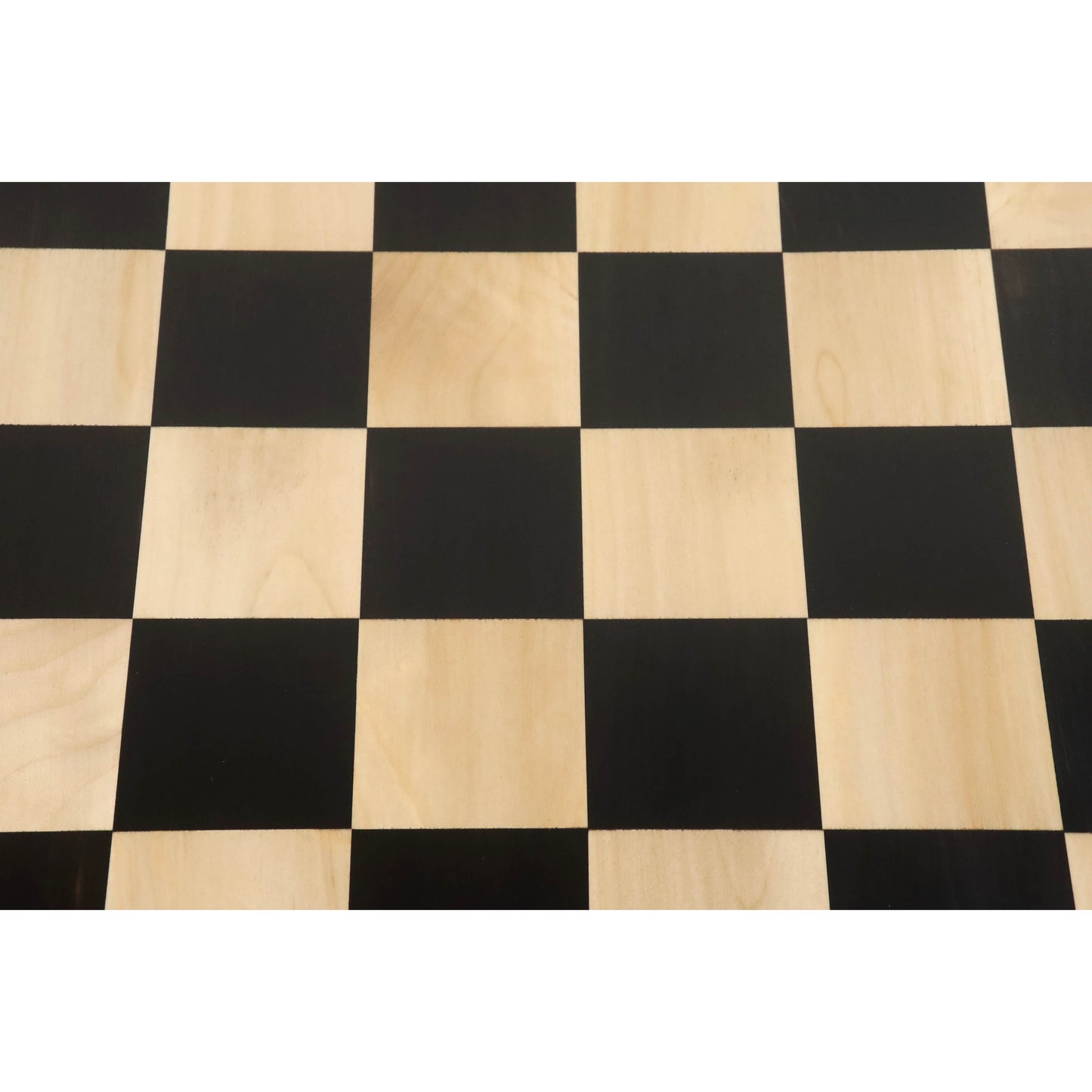 23" Large Solid Ebony & Maple Wood Chessboard 60 mm Square - Algebraic notations