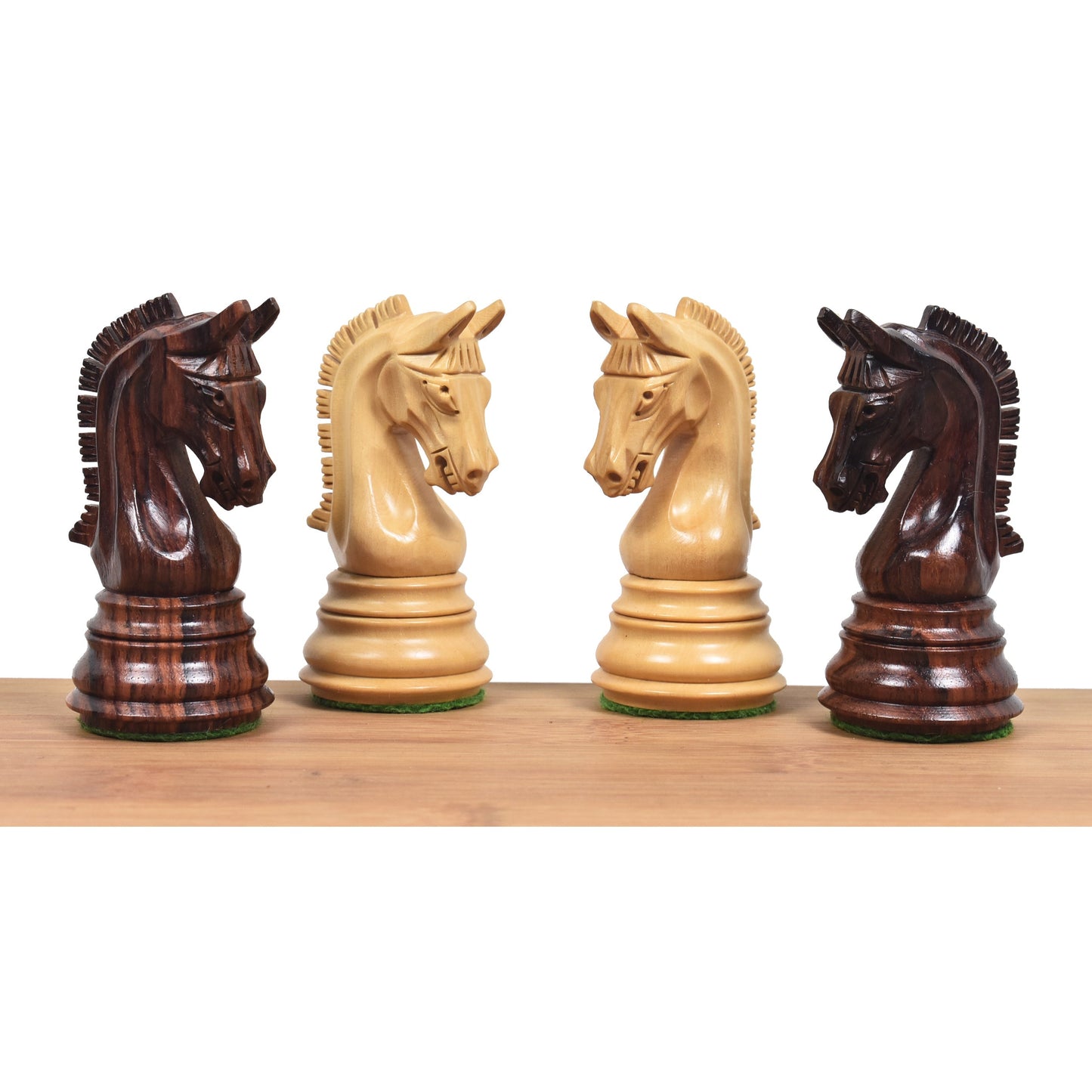 Slightly Imperfect 3.8" Imperial Staunton Luxury Chess Set- Chess Pieces Only - Weighted Rosewood