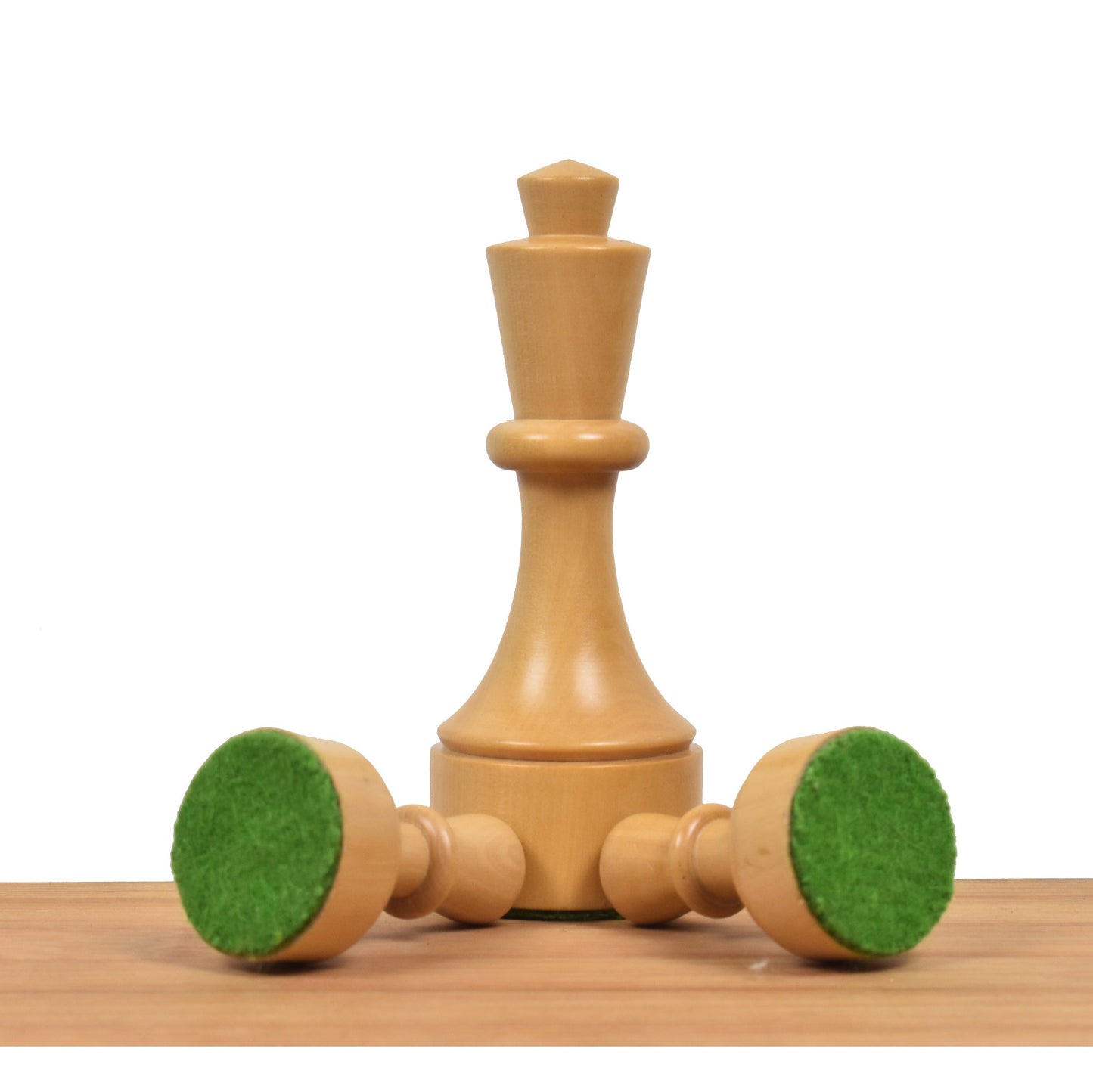 Bundesform German Staunton Alternative Chess Set- Chess Pieces Only- Ebonised Boxwood - 3.8"