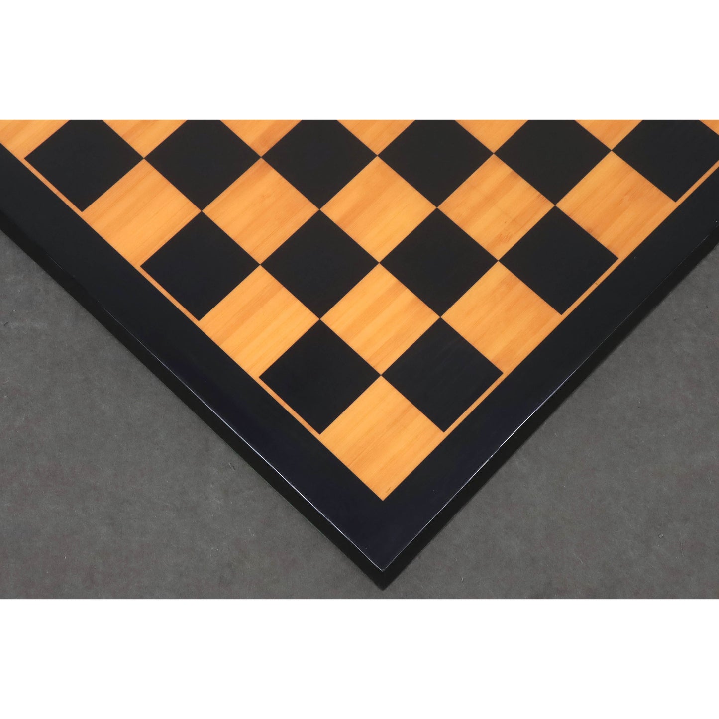 Slightly Imperfect 21" Wooden Printed Chess Board-Antique Boxwood & Ebony- 55mm square- Matt Finish