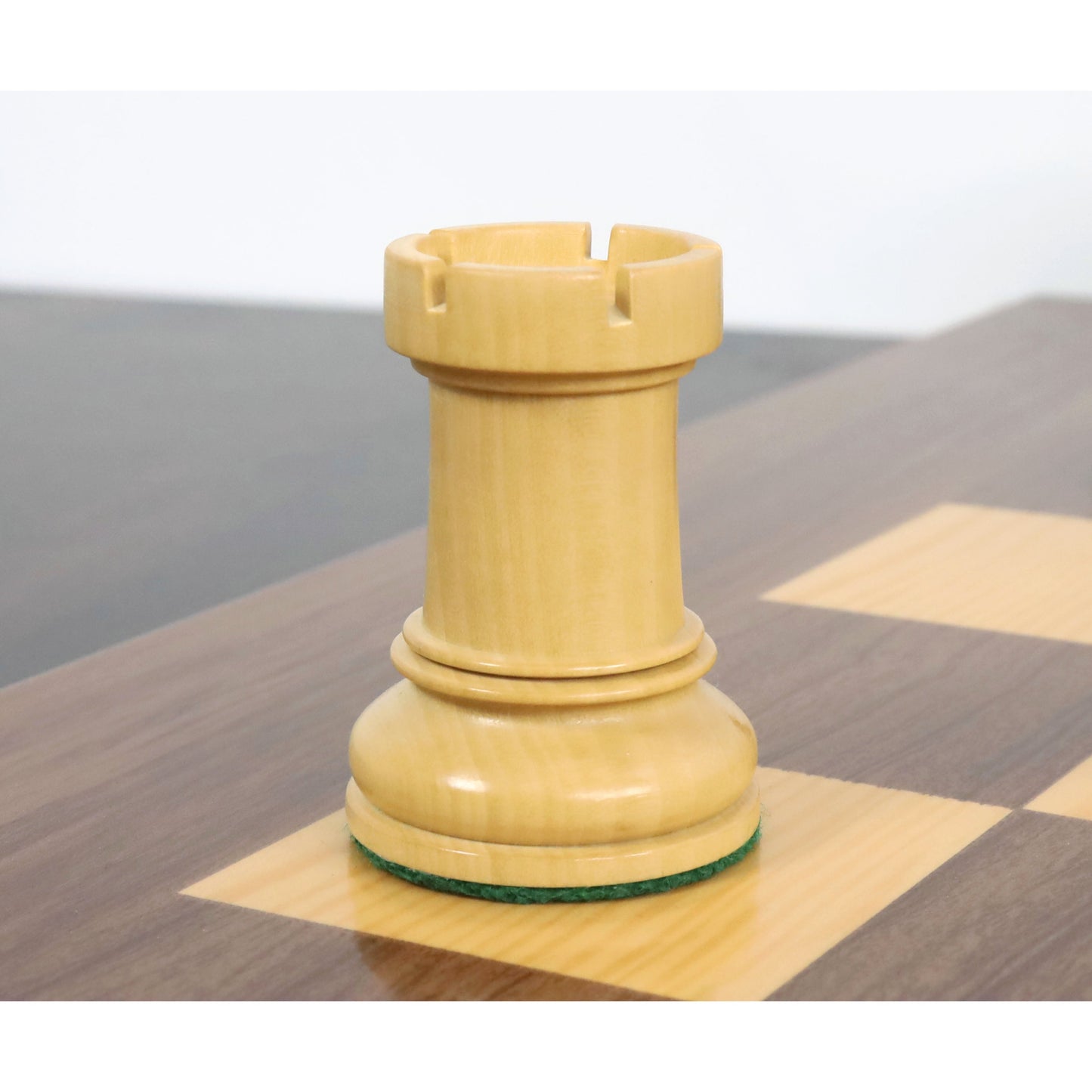 1950s' Fischer Dubrovnik Chess Set- Chess Pieces Only - Unweighted Base - Mahogany Stained Boxwood