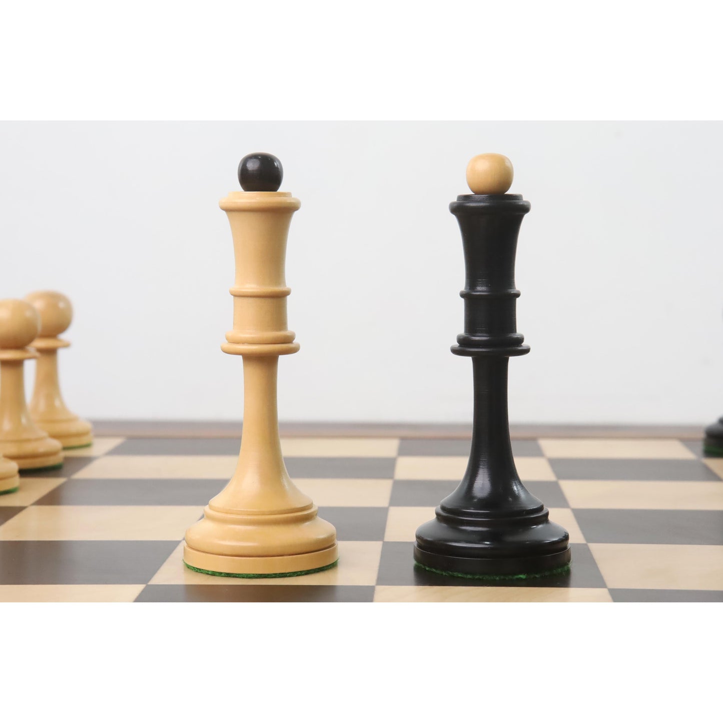 4.8" Averbakh Soviet Russian Chess Pieces Only Set- Double Weighted Boxwood