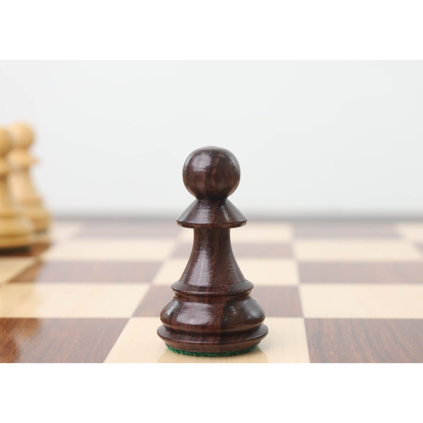 3.9" Russian Zagreb 59' Chess Set- Chess Pieces Only - Double Weighted Rose Wood