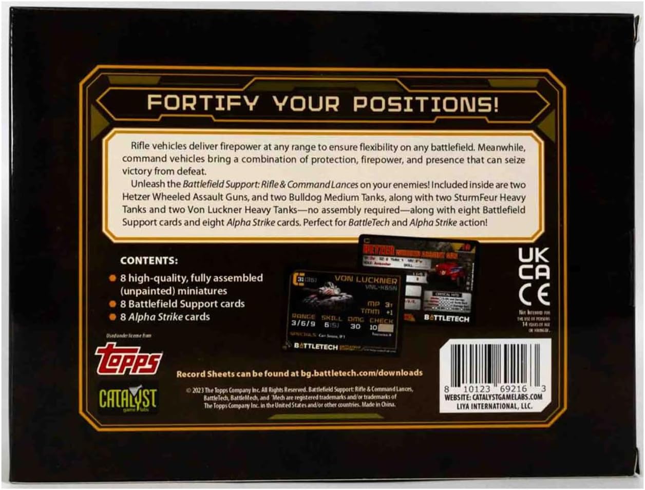 BattleTech: Mercenaries Forcepack - Battlefield Support Rifle & Command Lances