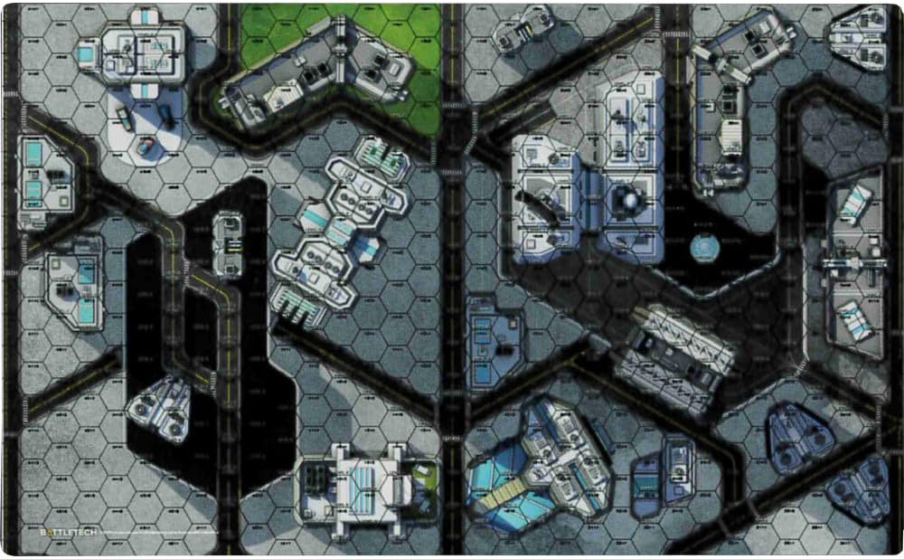 BattleTech: BattleMat - Cities HPG Heliport/Plaza
