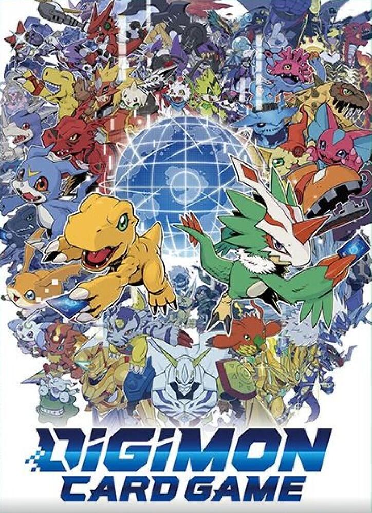 digimon card game sleeves BANDAI Official Card Sleeve 2022 Gammammon, Jerry Mon, Angoramon - 64 Colored Vinyl (67mm x 92mm) Digimon TCG Digimon Card Game Official Sleeves