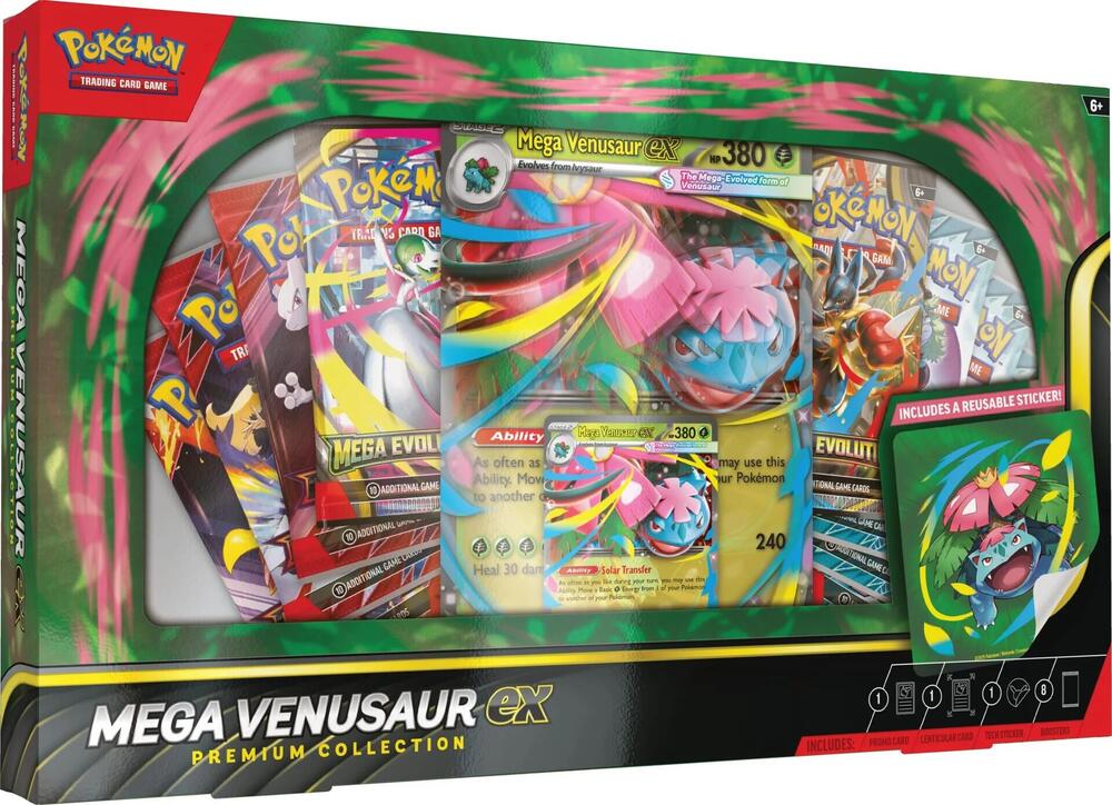 Pokemon TCG: Mega Venusaur ex Premium Collection Box