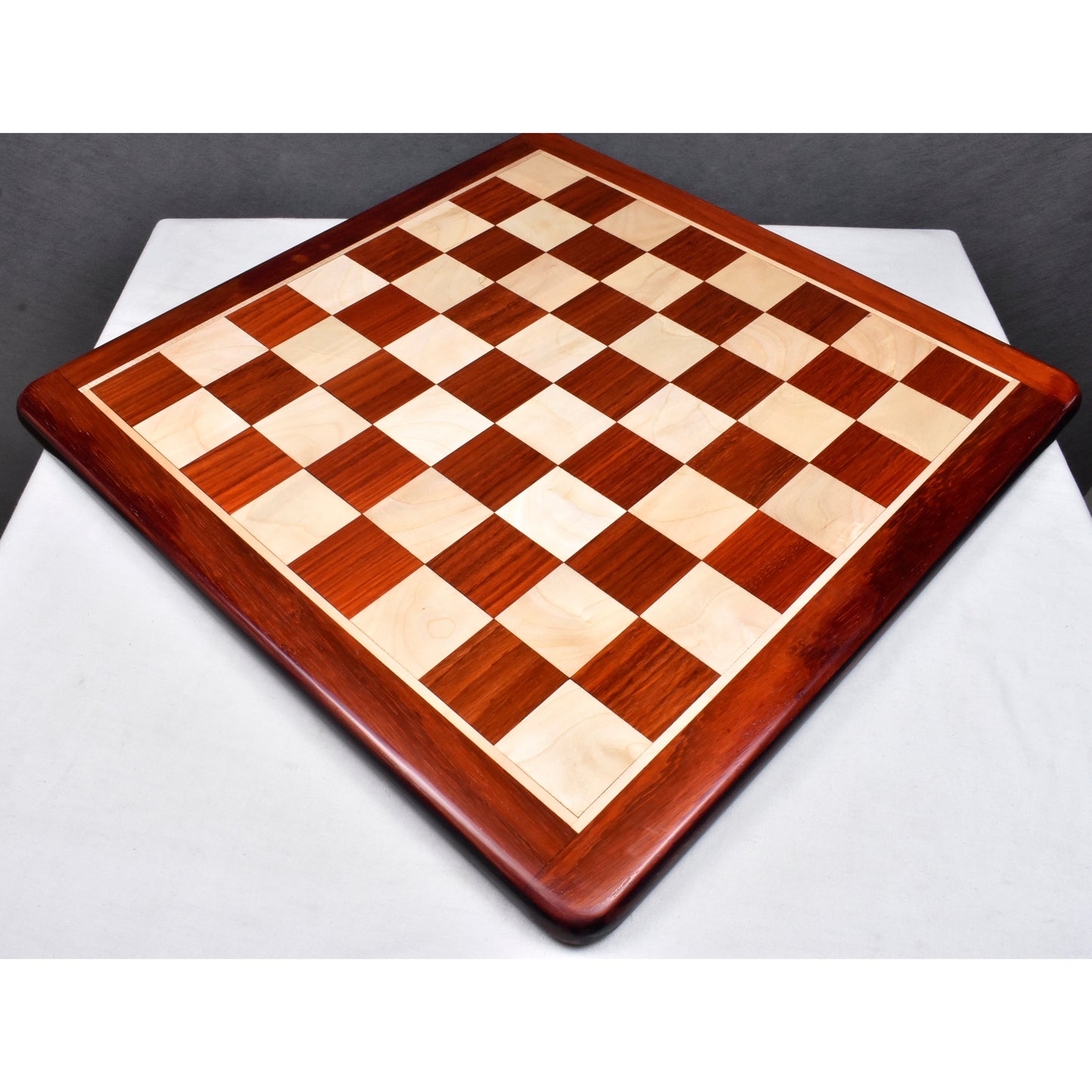21" Bud Rosewood & Maple Wood Chess board with 55 mm Wooden Square