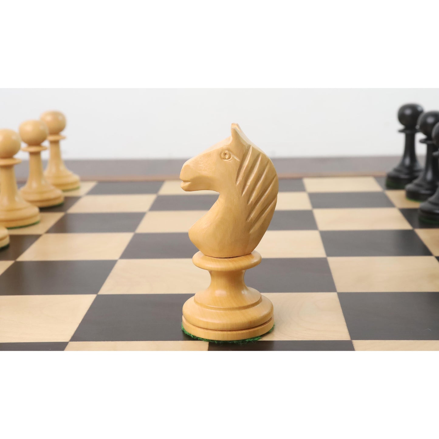 4.8" Averbakh Soviet Russian Chess Pieces Only Set- Double Weighted Boxwood