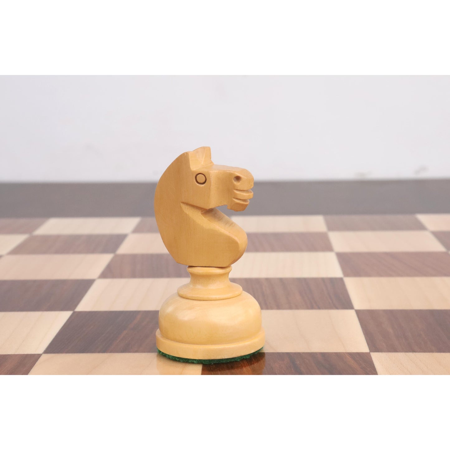 Slightly Imperfect 3.1" Library Series Staunton Chess Set - Chess Pieces Only - Weighted Boxwood & Acacia