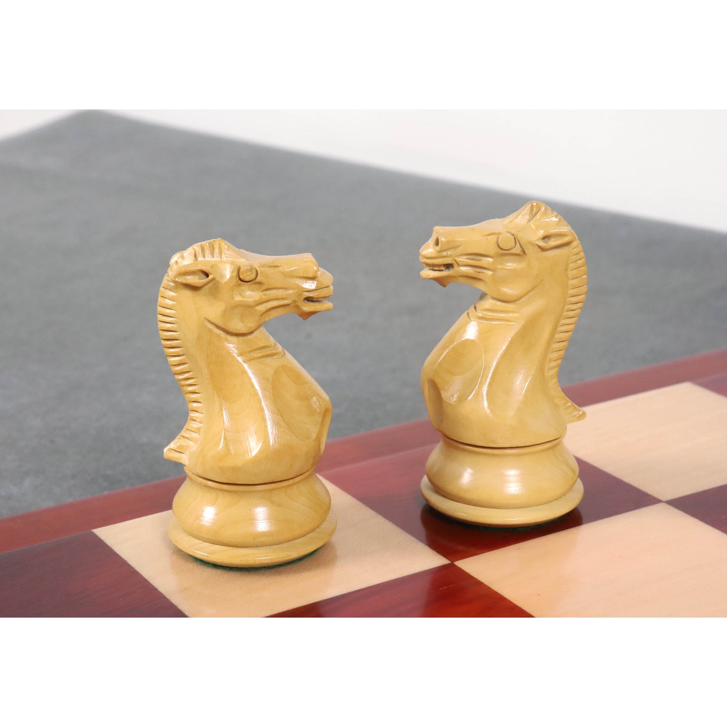 Combo of 3.9" Professional Staunton Chess Set - Pieces in Bud Rosewood With Board and Box
