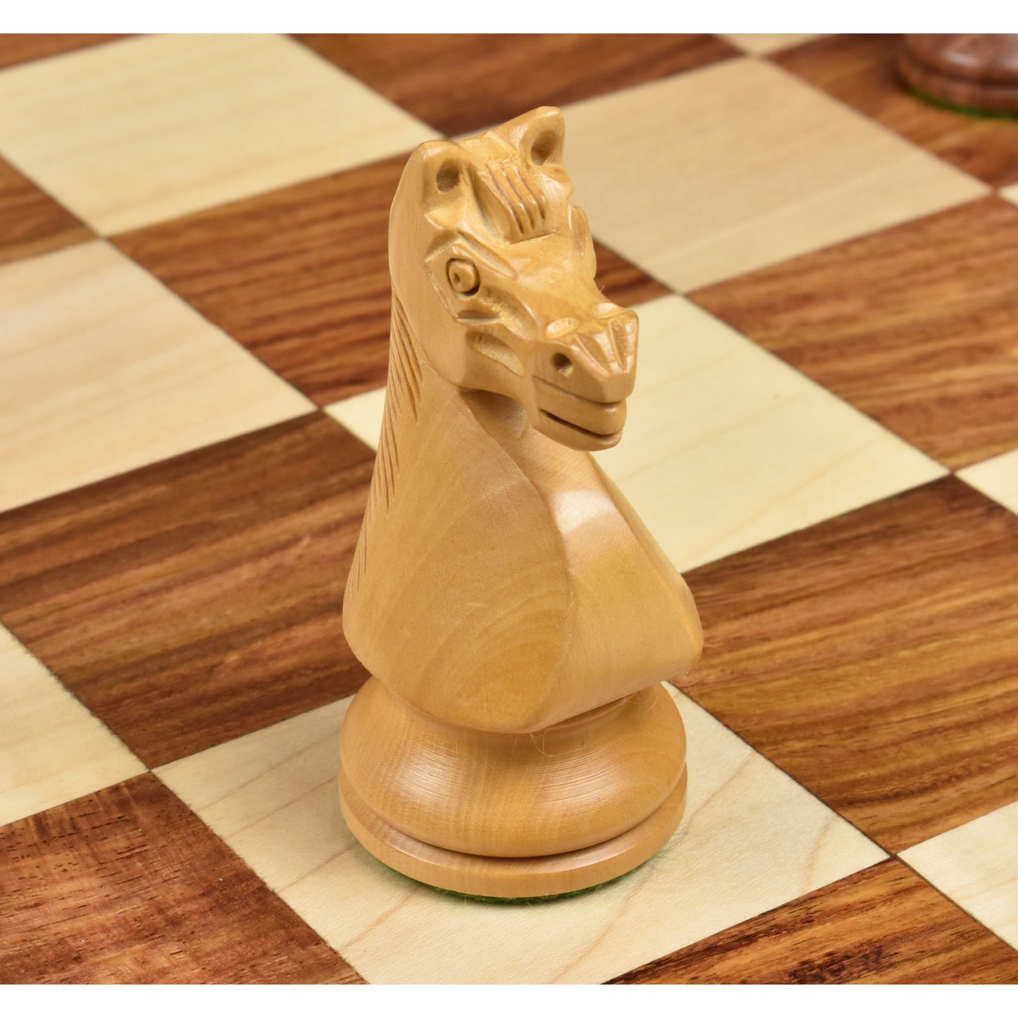 1920's German Collectors' Chess Set- Chess Pieces Only- Golden Rosewood - 4.1"