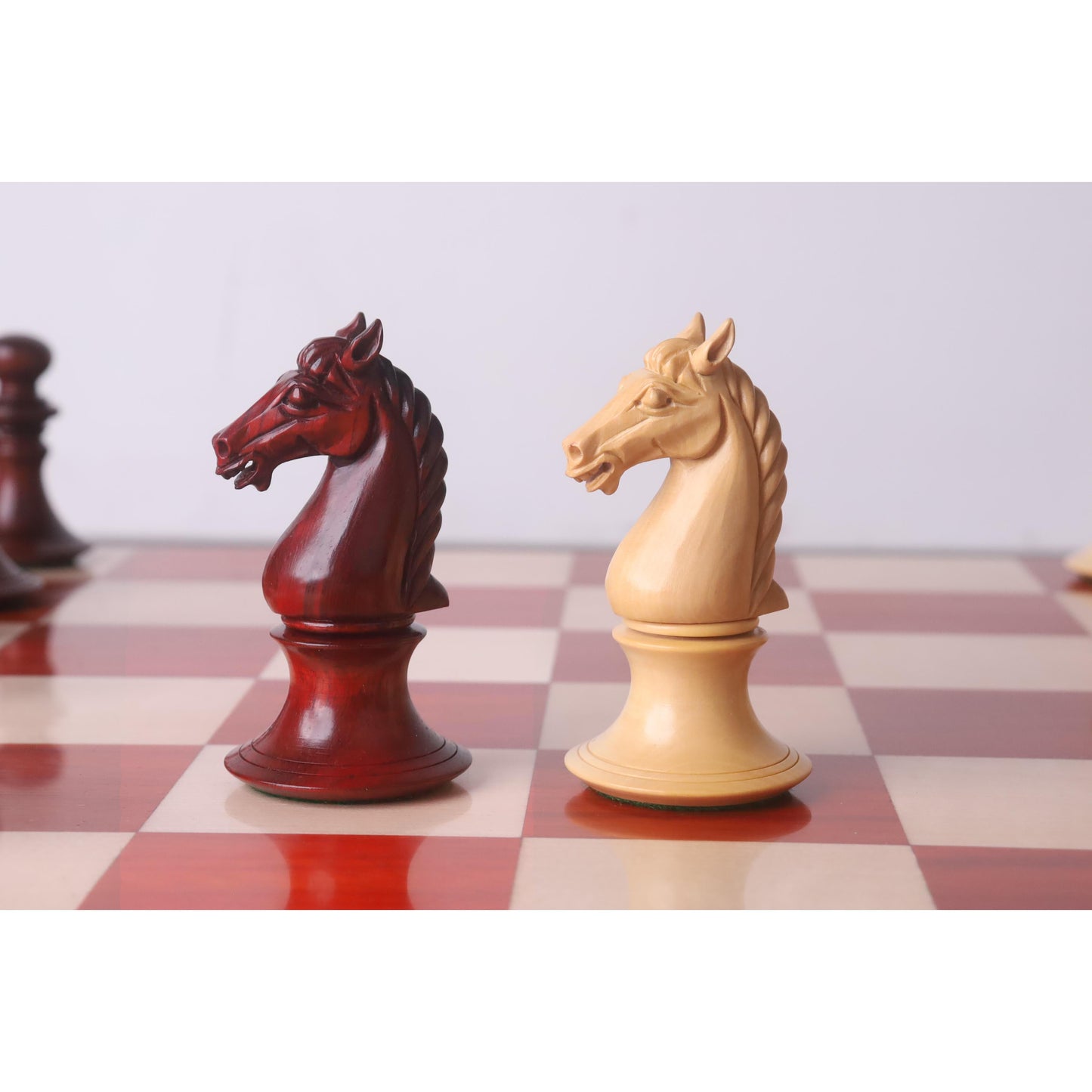 4.3" Aristocrat Series Luxury Staunton Chess Set- Chess Pieces Only - Bud Rosewood & Boxwood