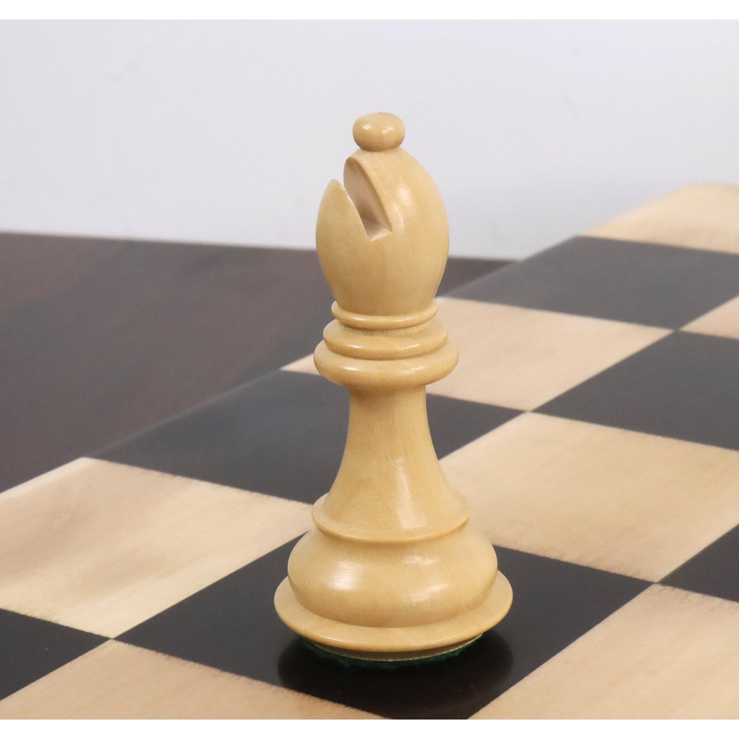 4" Bridle Staunton Luxury Chess Set- Chess Pieces Only - Ebony Wood & Boxwood