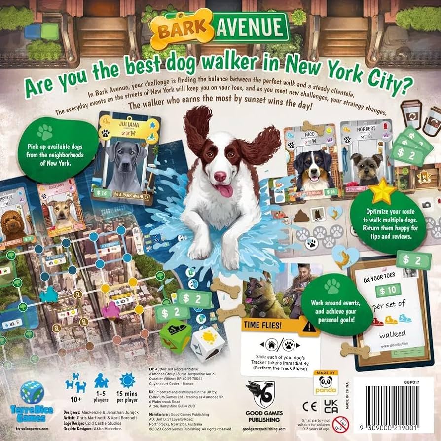 Bark Avenue: Board Game