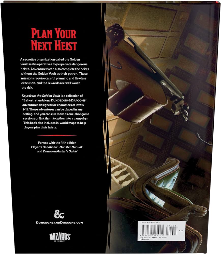 DUNGEONS AND DRAGONS 5E: KEYS FROM THE GOLDEN VAULT