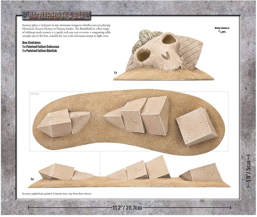 Battlefield In A Box: Forgotten City - Fallen Colossus