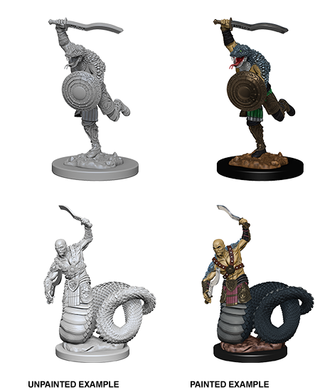 D&D: Nolzur's Marvelous Minis: Yuan-Ti Malisons W4 (Unpainted)