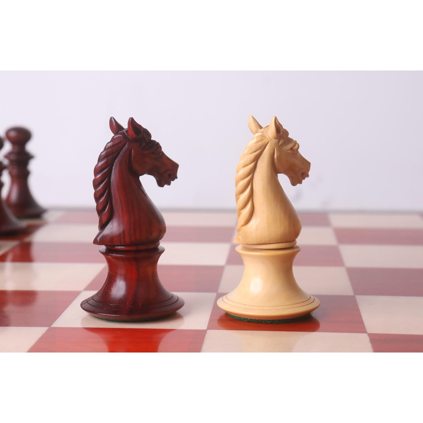 4.3" Aristocrat Series Luxury Staunton Chess Set- Chess Pieces Only - Bud Rosewood & Boxwood