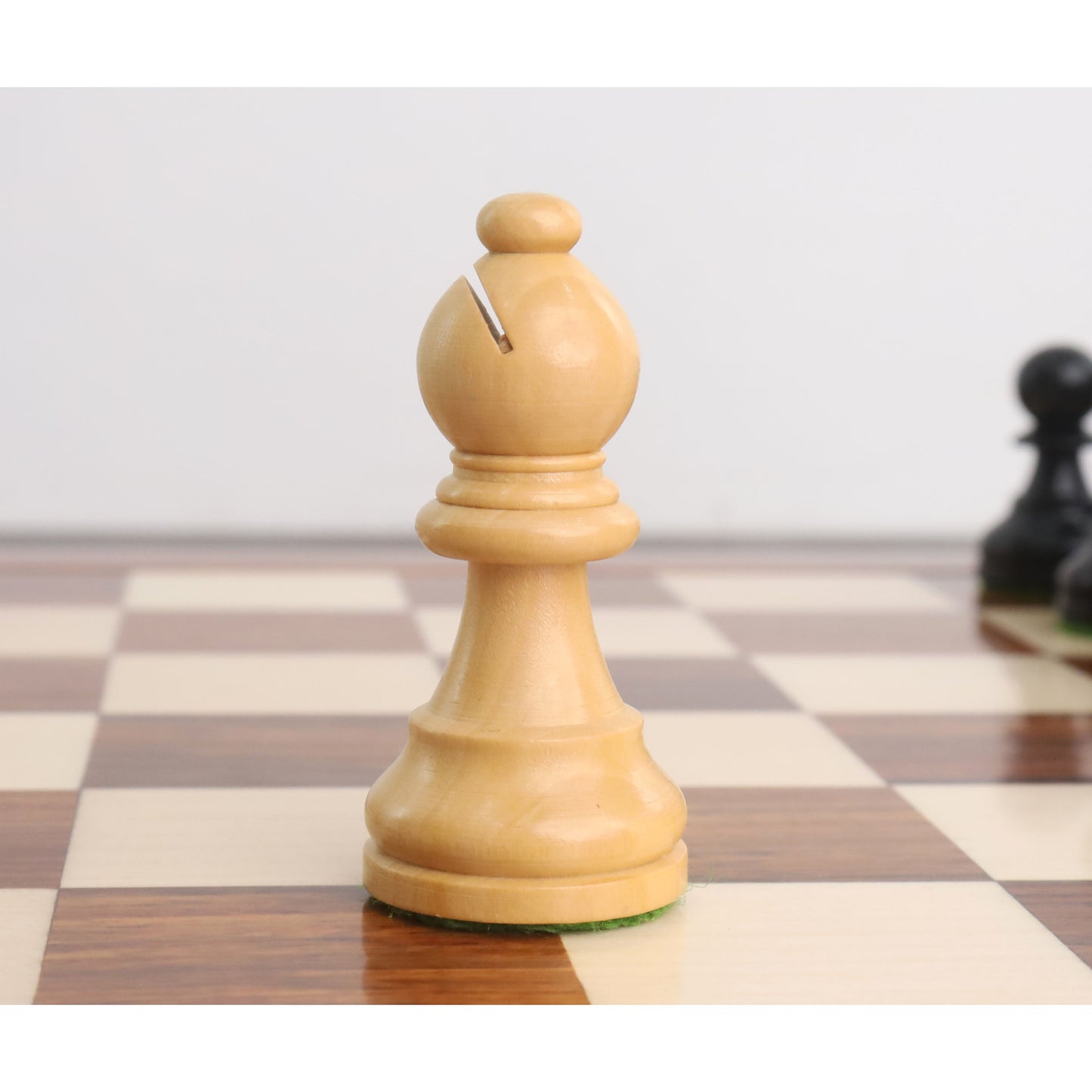 2.8" Tournament Staunton Chess Set- Chess Pieces Only - Ebonised Boxwood- Compact size