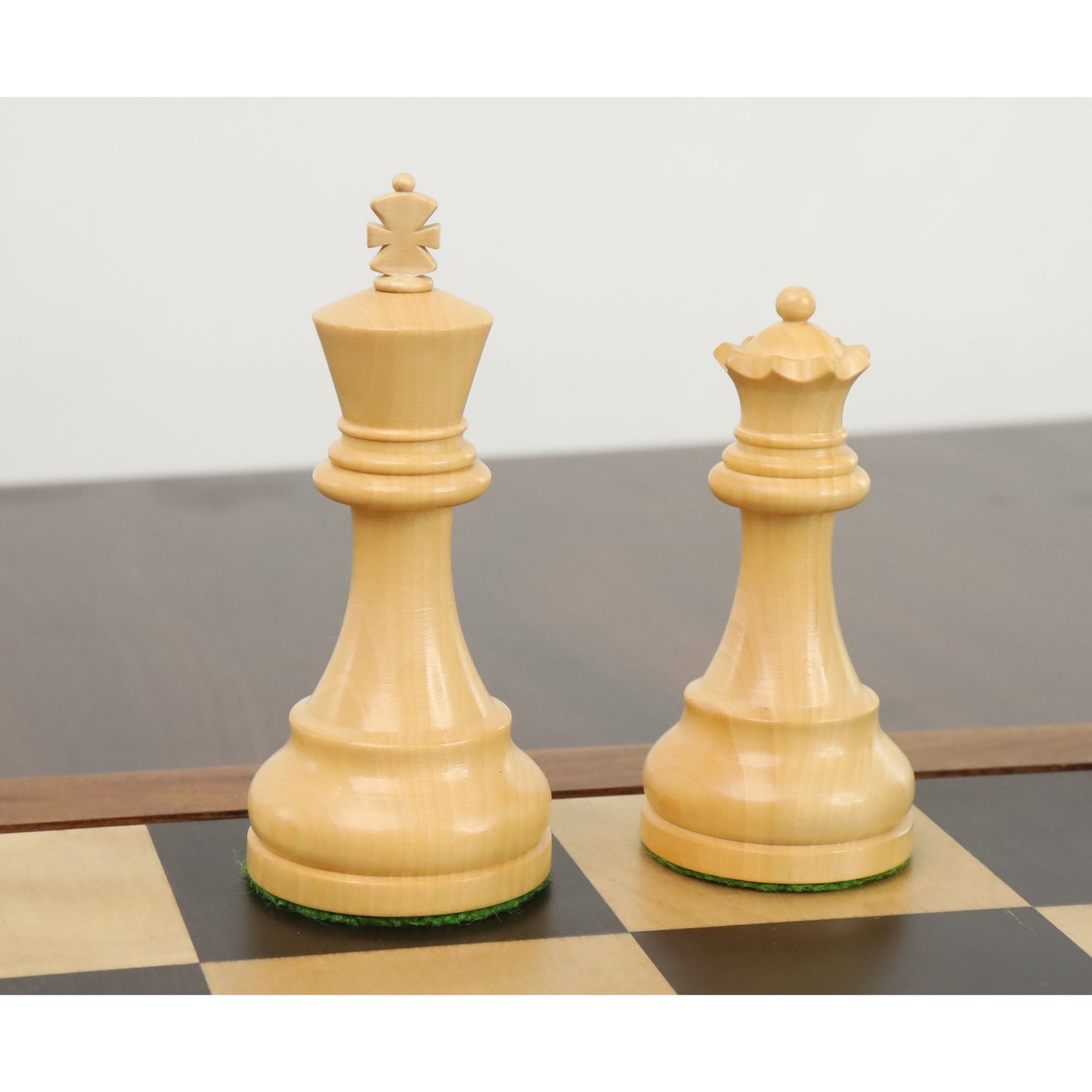 3.8" Reykjavik Series Staunton Chess Set- Chess Pieces Only - Weighted Boxwood