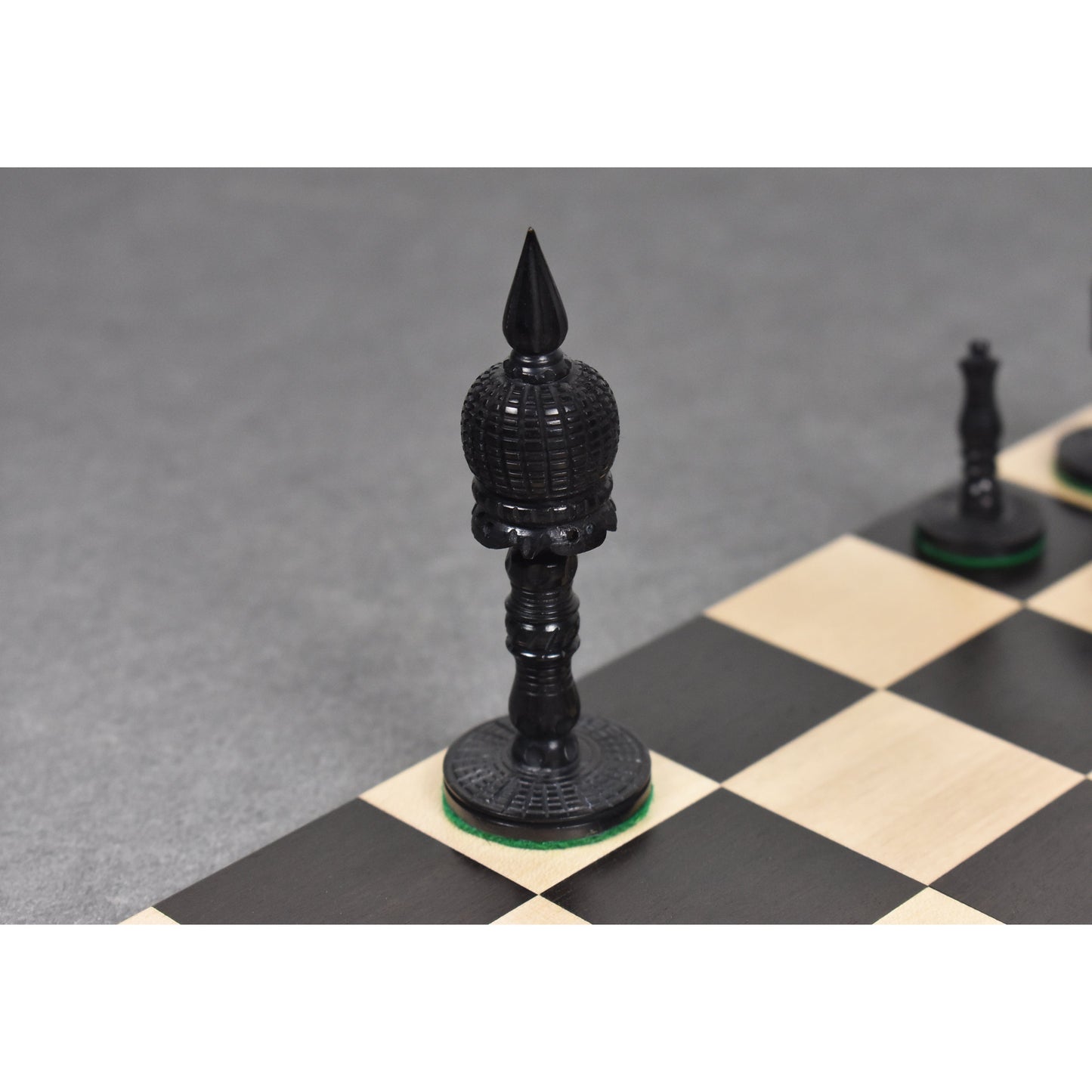 3.6" English Series Pre Staunton Chess Set- Chess Pieces Only - Camel Bone