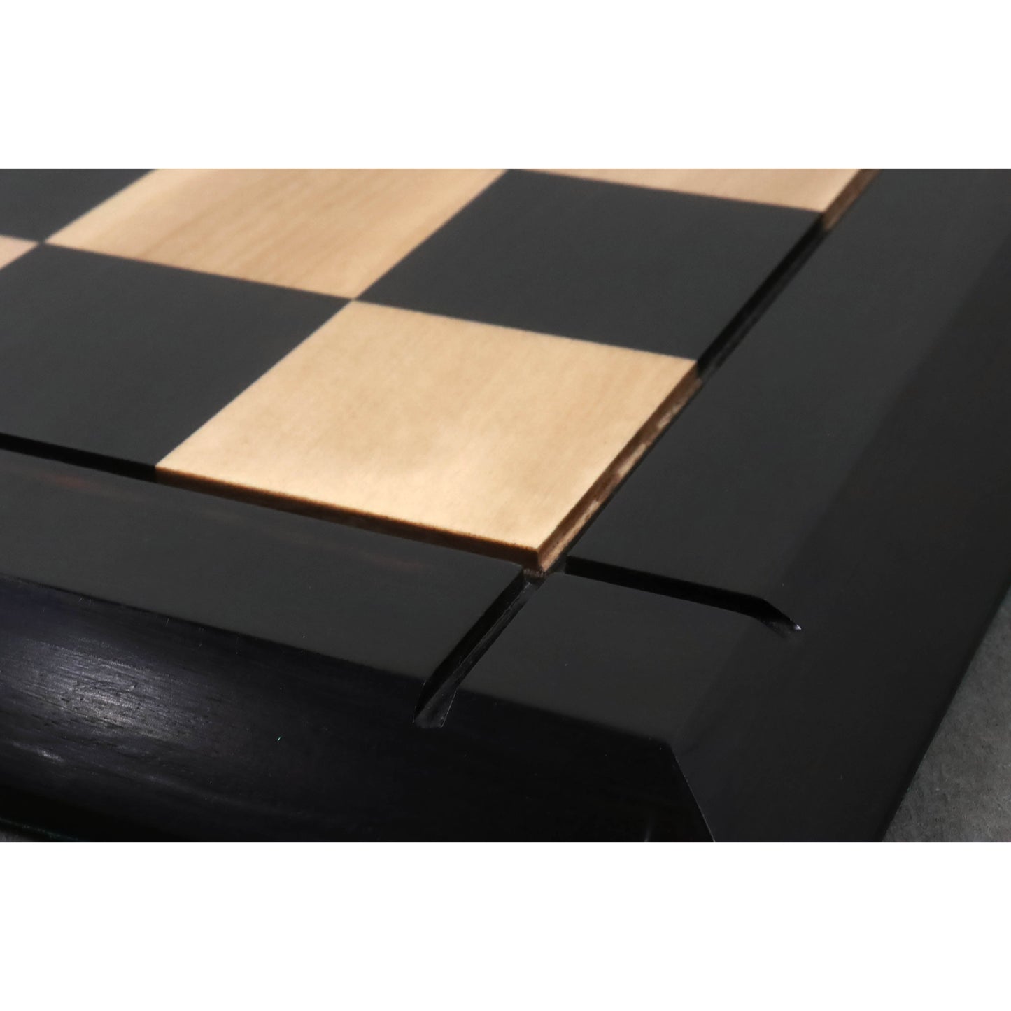 Combo of 6.1" Mammoth Luxury Staunton Chess Set - Pieces in Ebony Wood with 25" Chess board