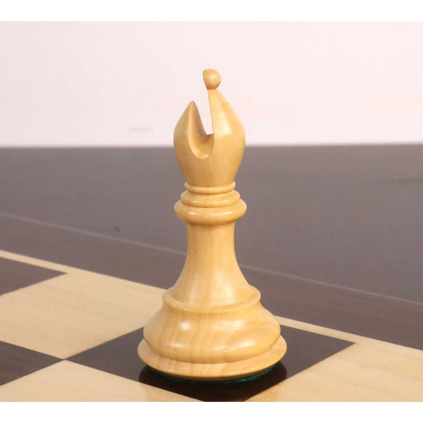 4" Sleek Staunton Luxury Chess Set- Chess Pieces Only - Triple Weighted Rose Wood
