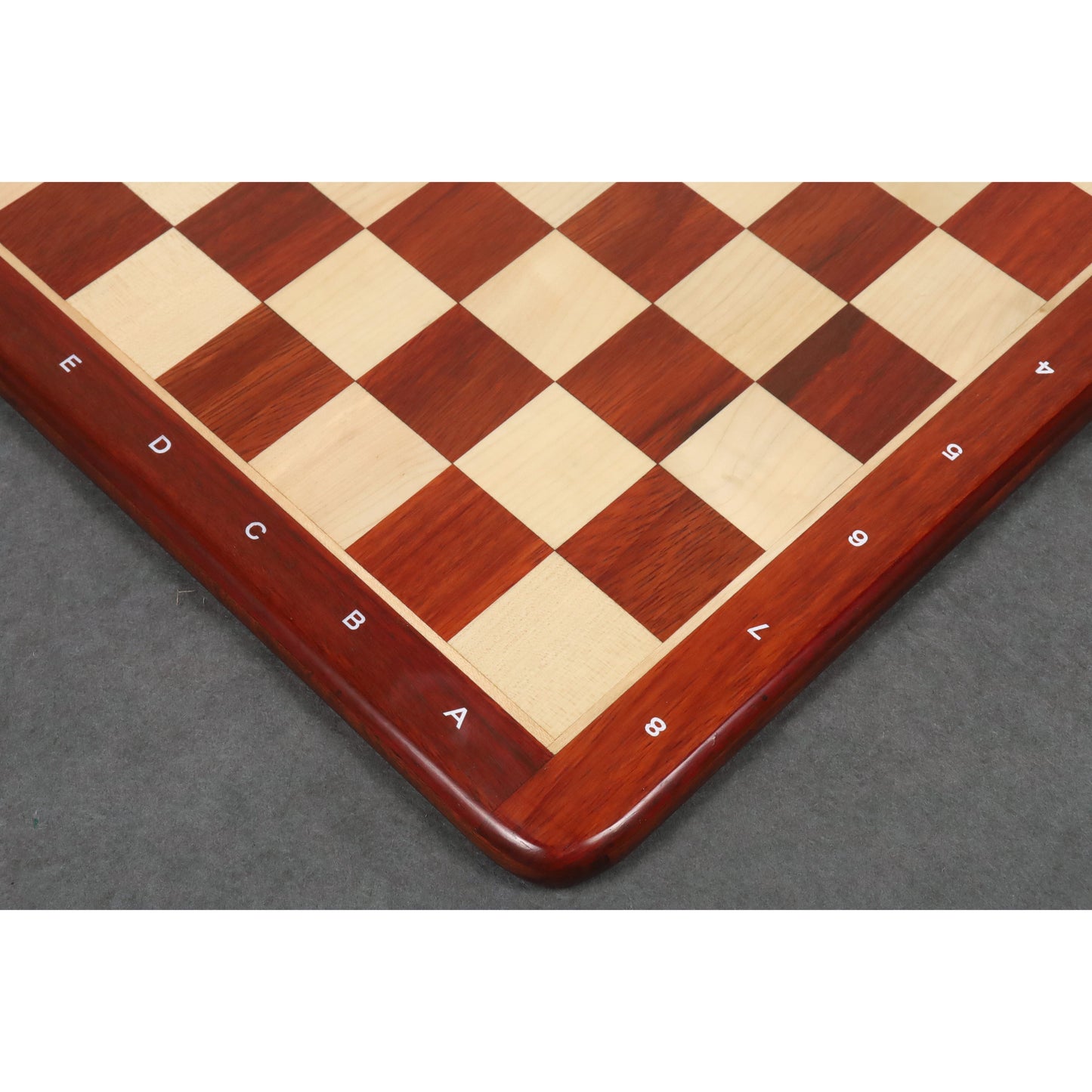 19″ Bud Rosewood & Maple Wood Chess board – 50 mm Square- Algebraic Notations