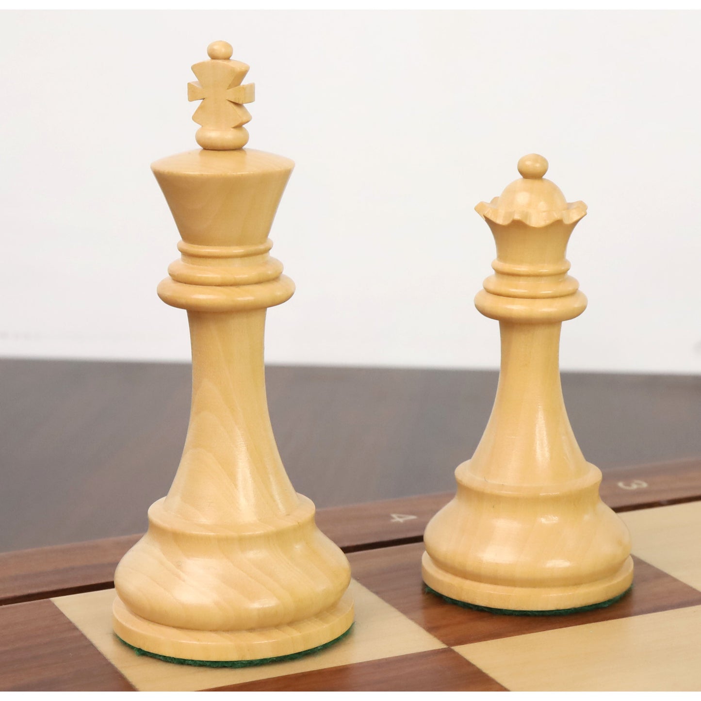 4.1" New Classic Staunton Wooden Chess Set- Chess Pieces Only - Weighted Golden Rosewood