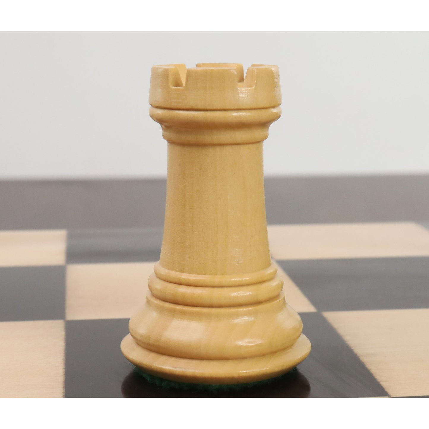 3.9" New Columbian Staunton Chess Set- Chess Pieces Only - Ebony Wood - Double Weighted